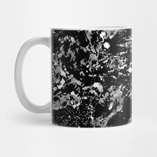 Ball in space (Black and White) Mug